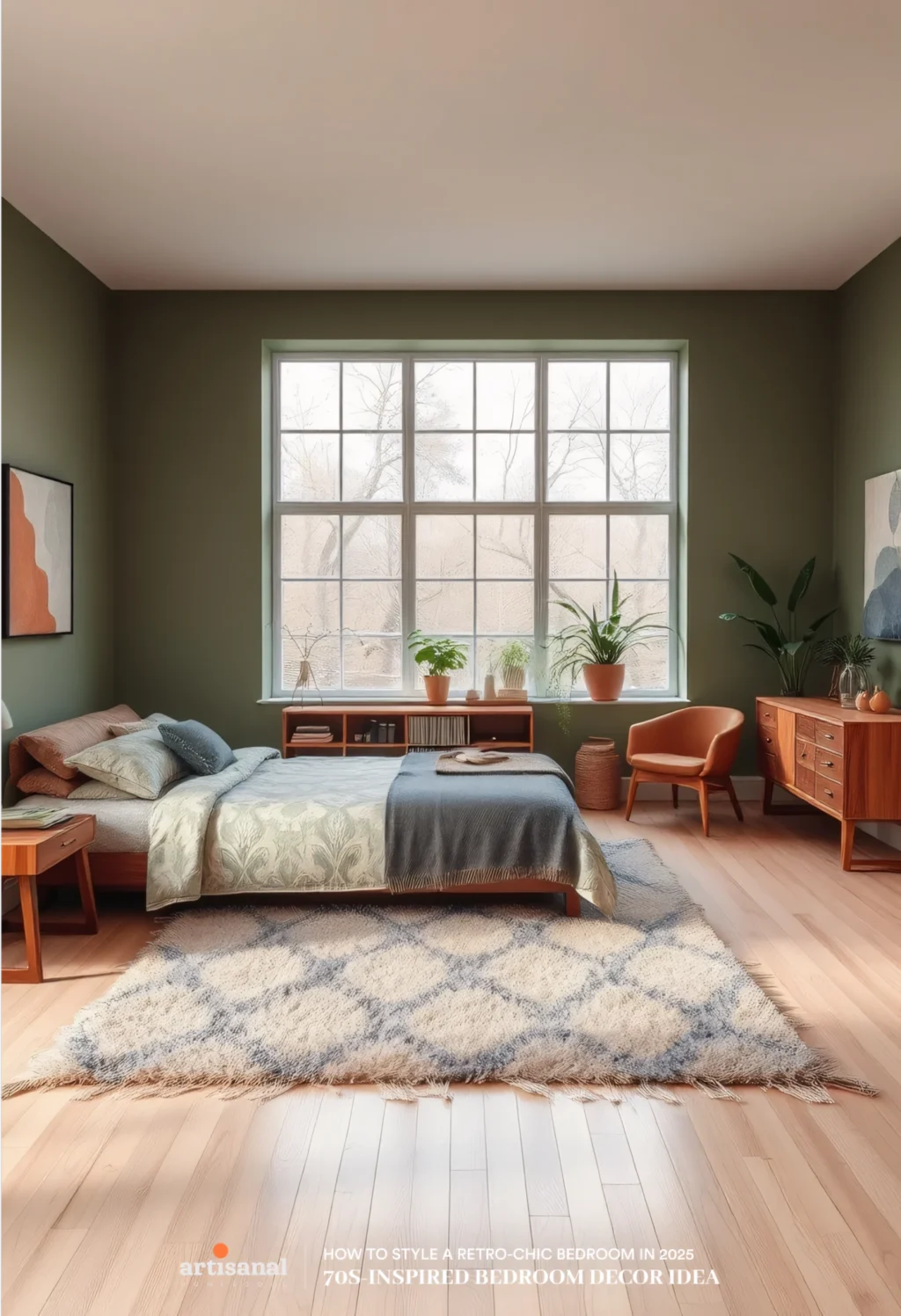 70s-Inspired Retro Bedroom Decor Ideas in 2025