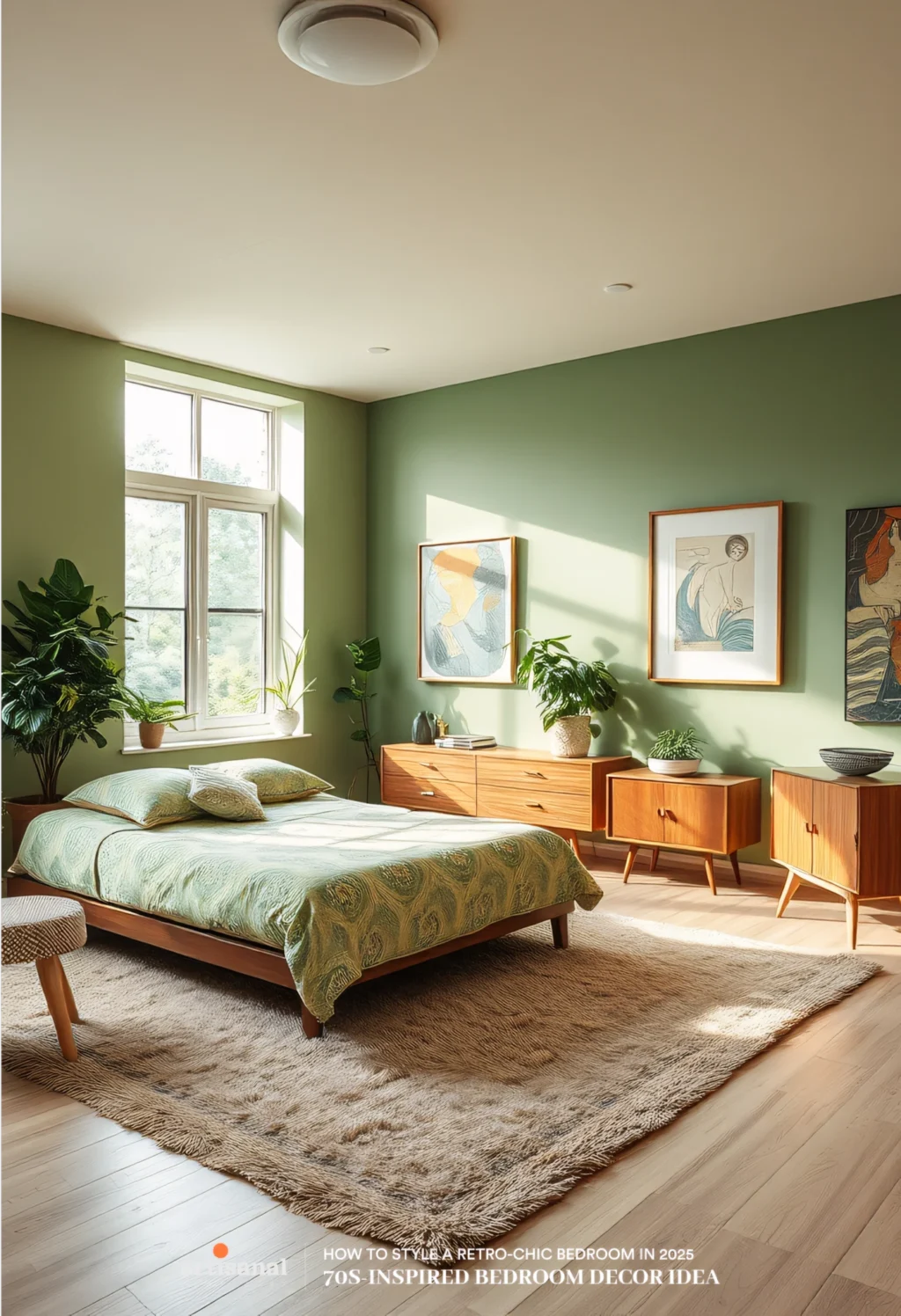 70s-Inspired Retro Bedroom Decor Ideas in 2025