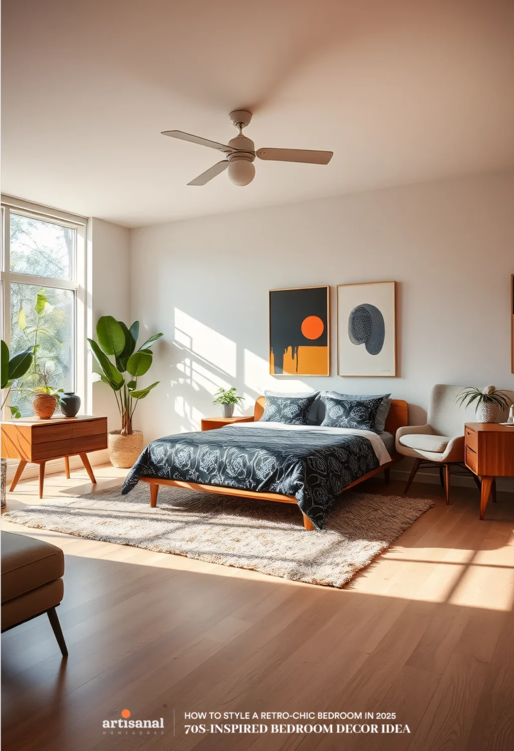 70s-Inspired Retro Bedroom Decor Ideas in 2025