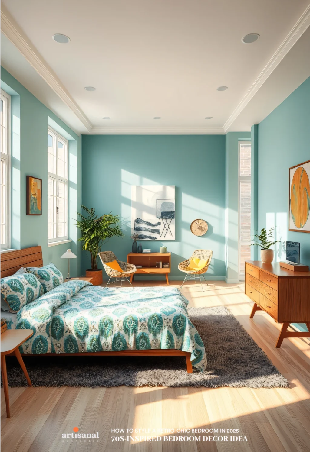 70s-Inspired Retro Bedroom Decor Ideas in 2025