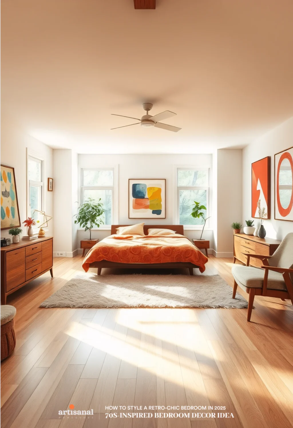 70s-Inspired Retro Bedroom Decor Ideas in 2025