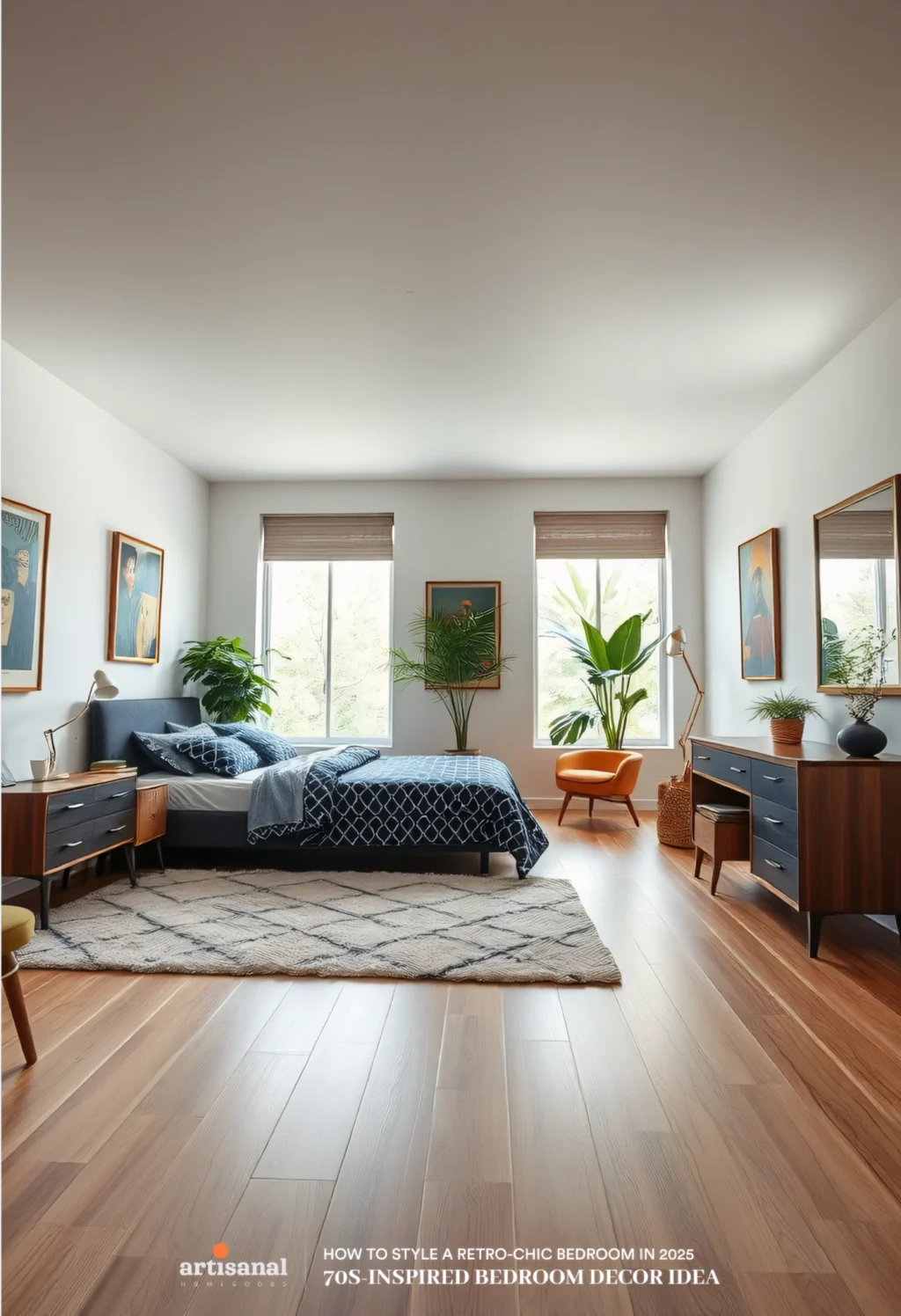 70s-Inspired Retro Bedroom Decor Ideas in 2025