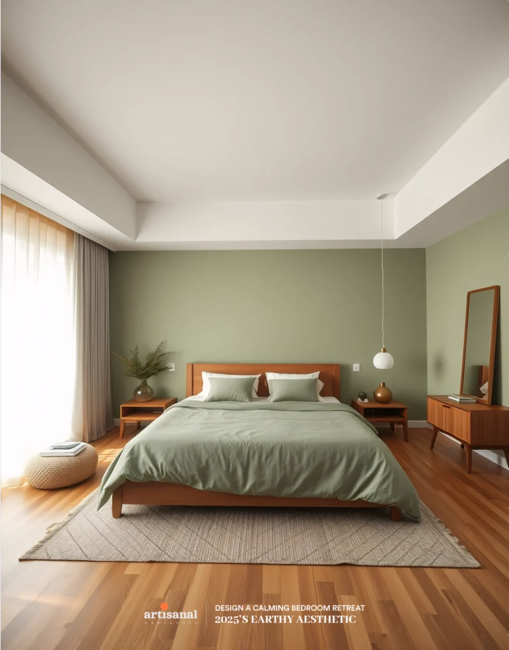 2025’s Earthy Aesthetic: How to Design a Calming Bedroom Retreat