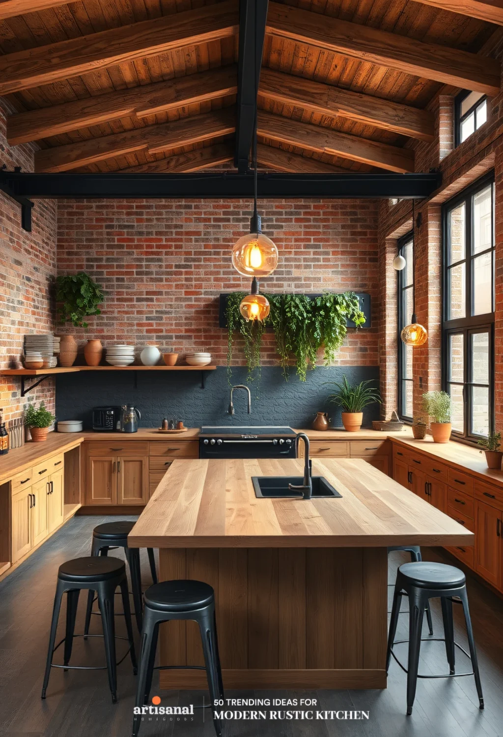50 Modern Rustic Kitchen Ideas Trending in 2025