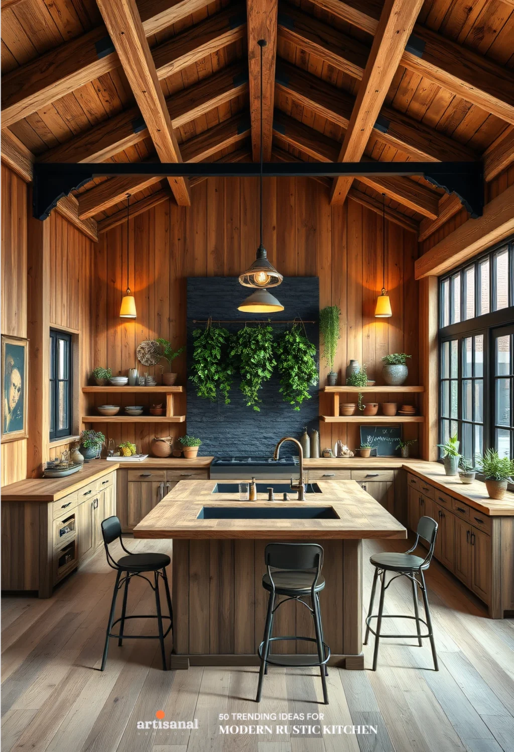 50 Modern Rustic Kitchen Ideas Trending in 2025