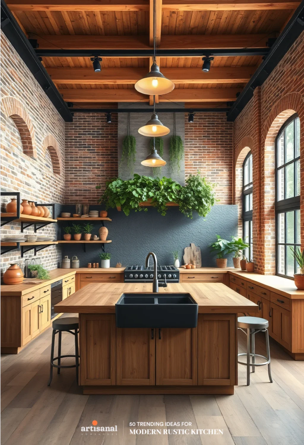 50 Modern Rustic Kitchen Ideas Trending in 2025