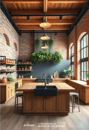 50 Modern Rustic Kitchen Ideas Trending in 2025