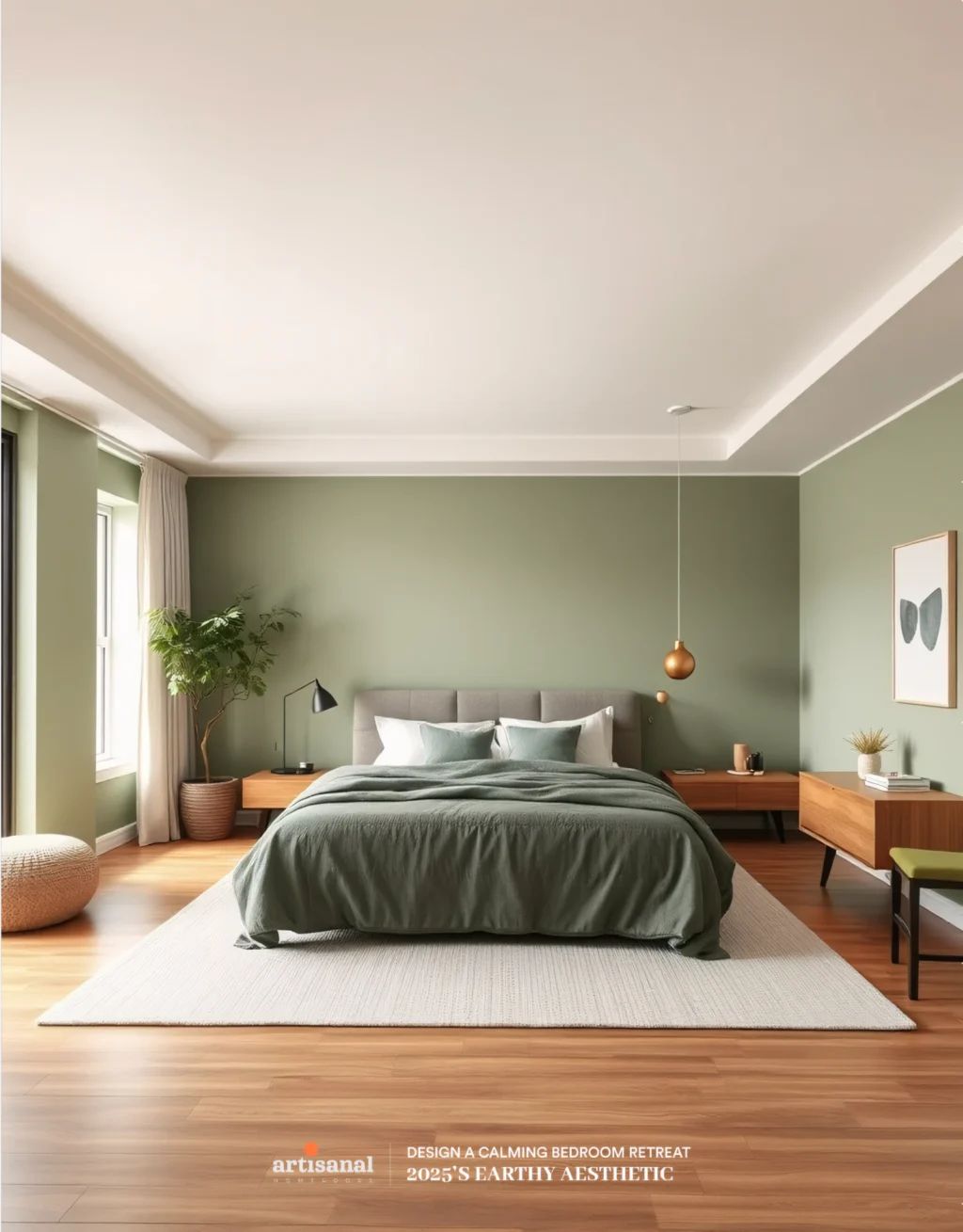 2025’s Earthy Aesthetic: How to Design a Calming Bedroom Retreat