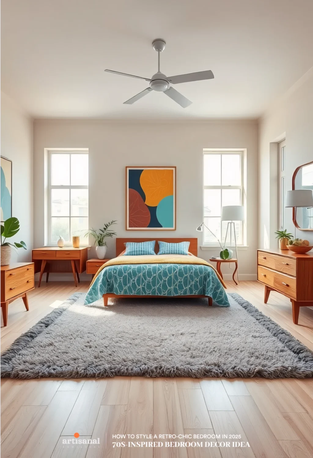 70s-Inspired Retro Bedroom Decor Ideas in 2025