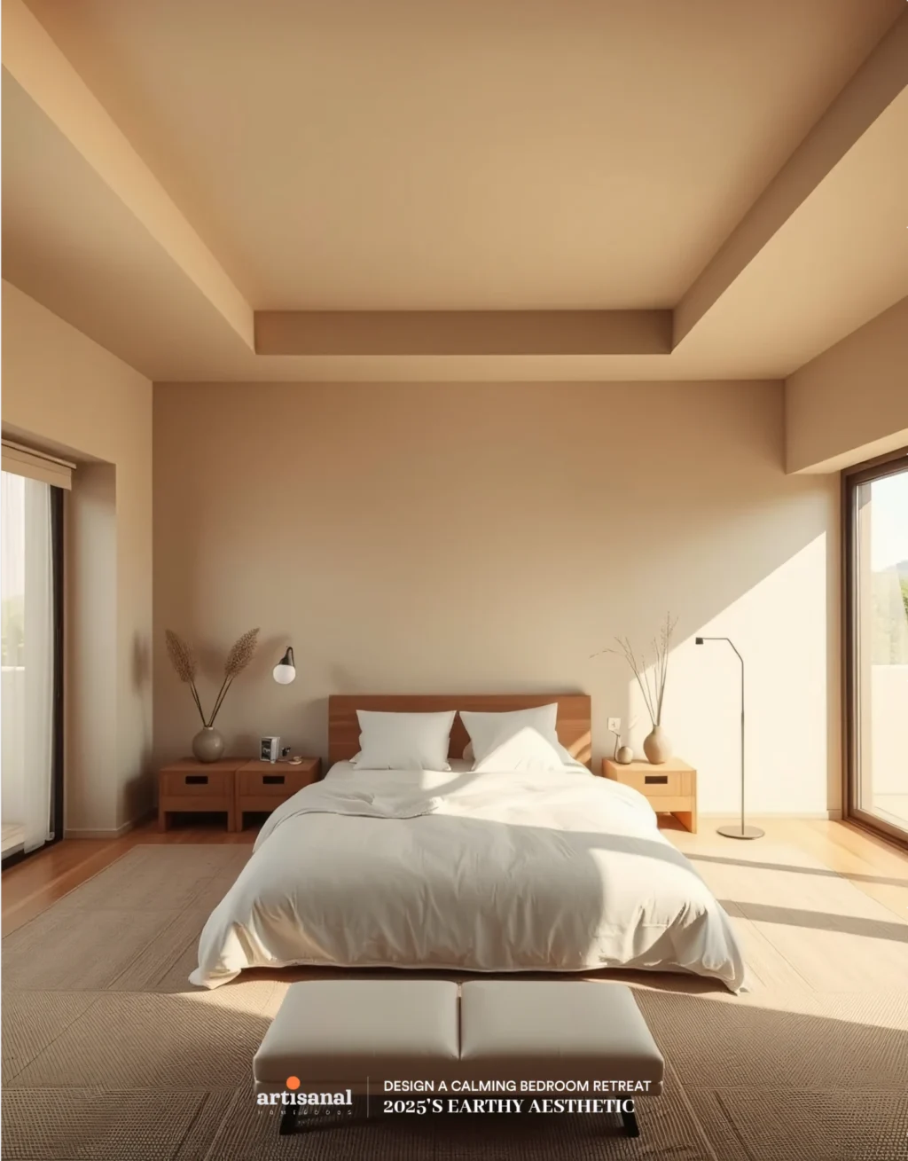 2025’s Earthy Aesthetic: How to Design a Calming Bedroom Retreat