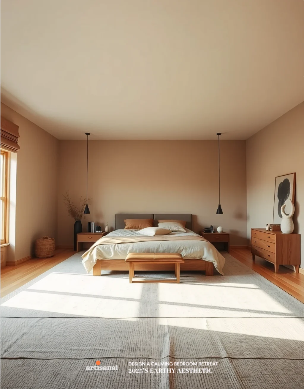 2025’s Earthy Aesthetic: How to Design a Calming Bedroom Retreat