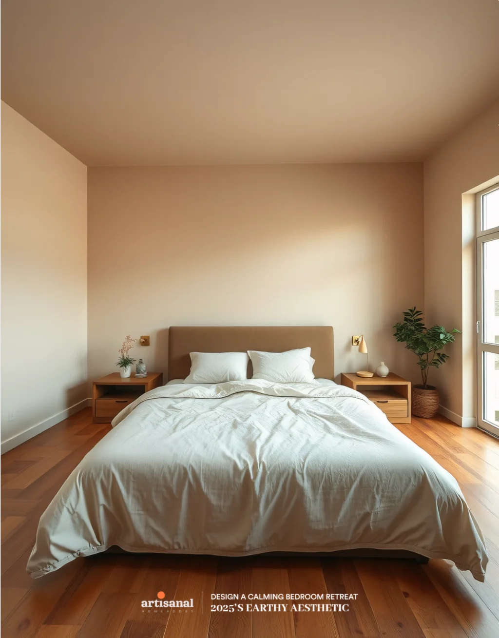 2025’s Earthy Aesthetic: How to Design a Calming Bedroom Retreat