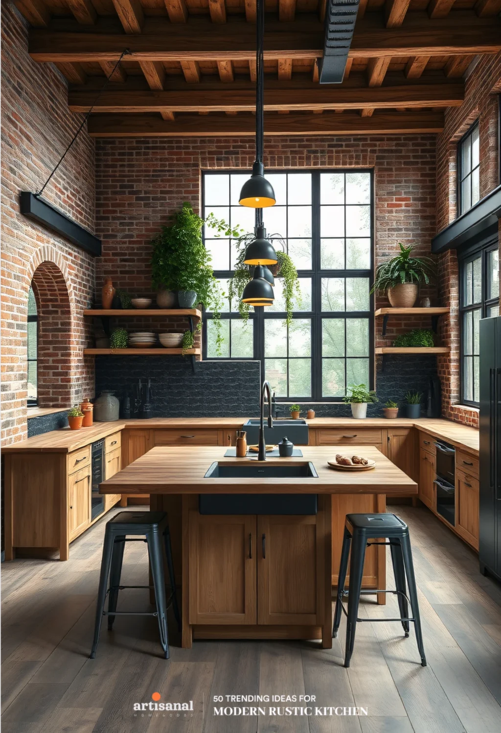 50 Modern Rustic Kitchen Ideas Trending in 2025