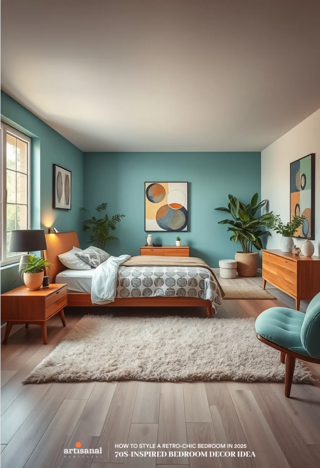 70s-Inspired Retro Bedroom Decor Ideas in 2025