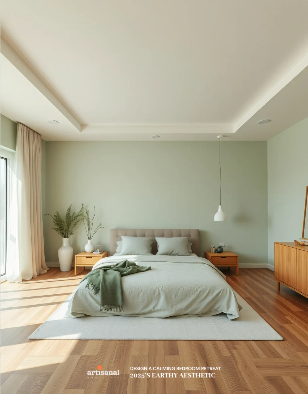 2025’s Earthy Aesthetic: How to Design a Calming Bedroom Retreat