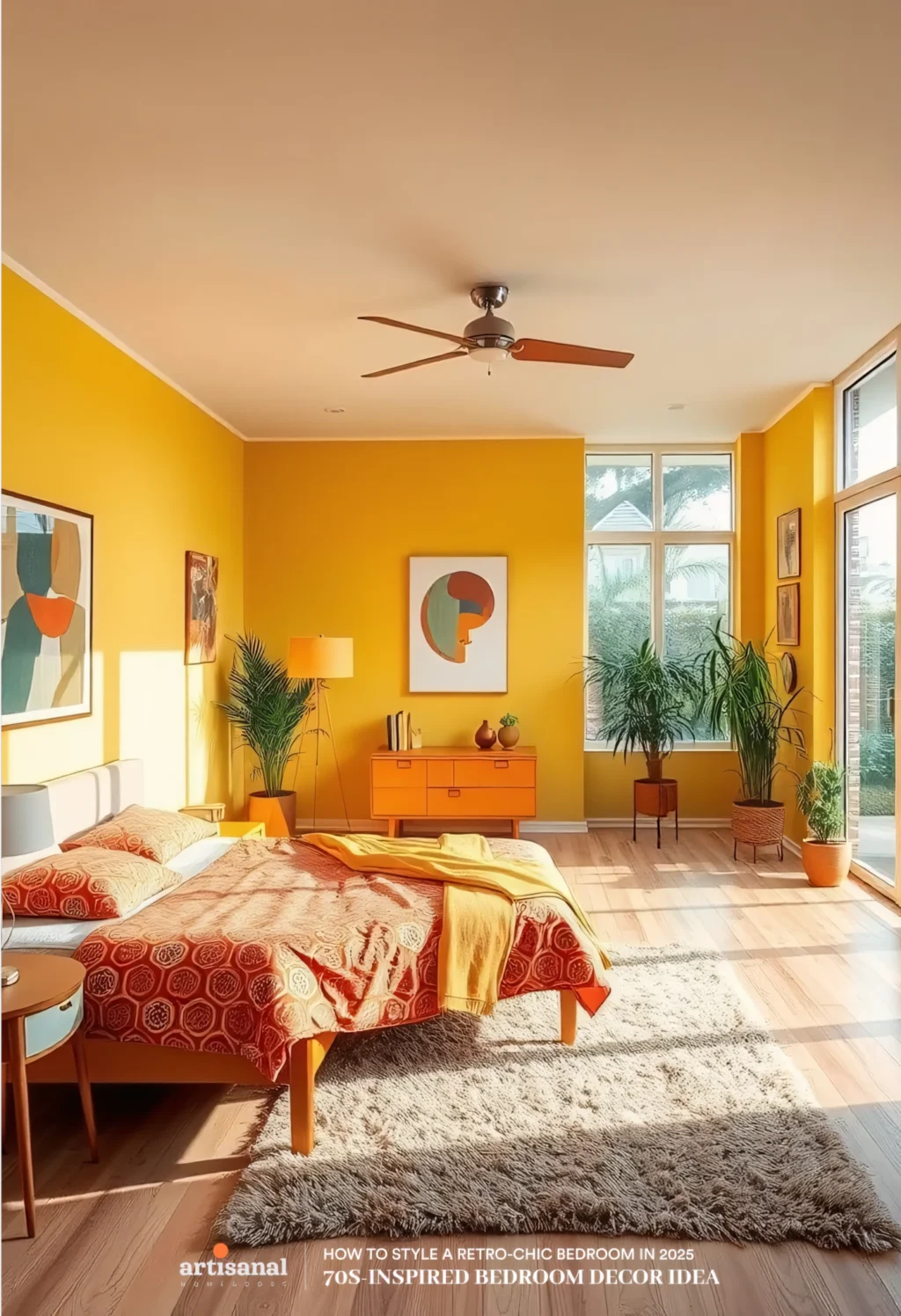 70s-Inspired Retro Bedroom Decor Ideas in 2025