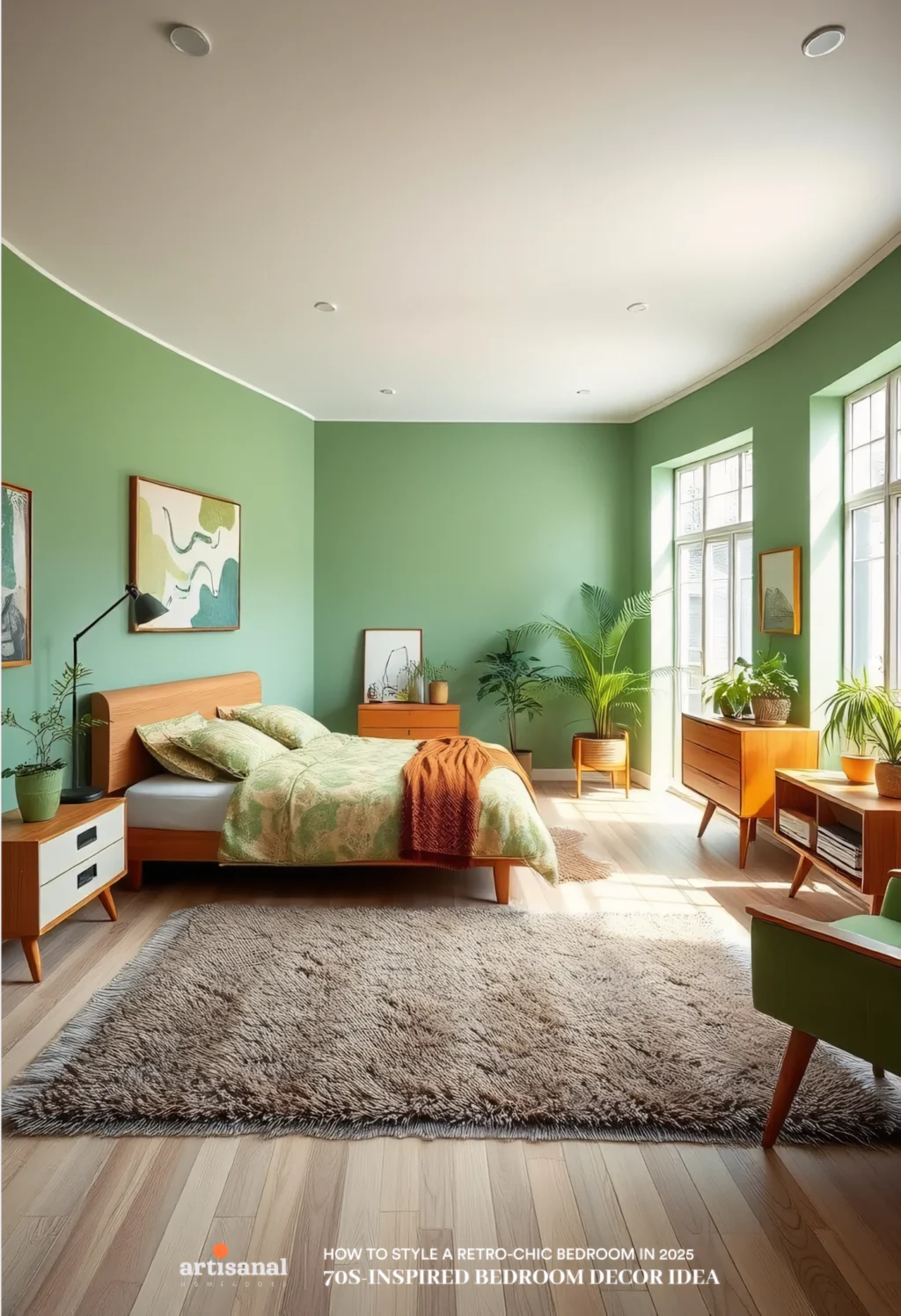 70s-Inspired Retro Bedroom Decor Ideas in 2025
