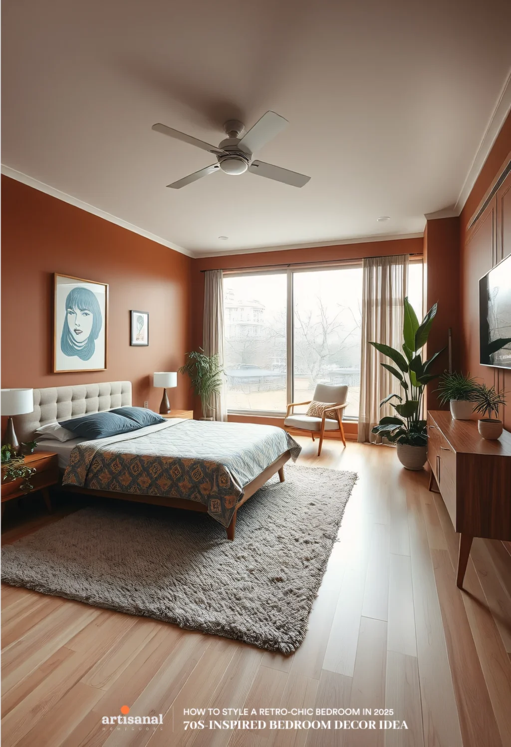 70s-Inspired Retro Bedroom Decor Ideas in 2025