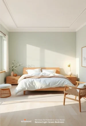Small Bedroom? Here’s How to Use Light Green to Make It Feel Bigger & Brighter