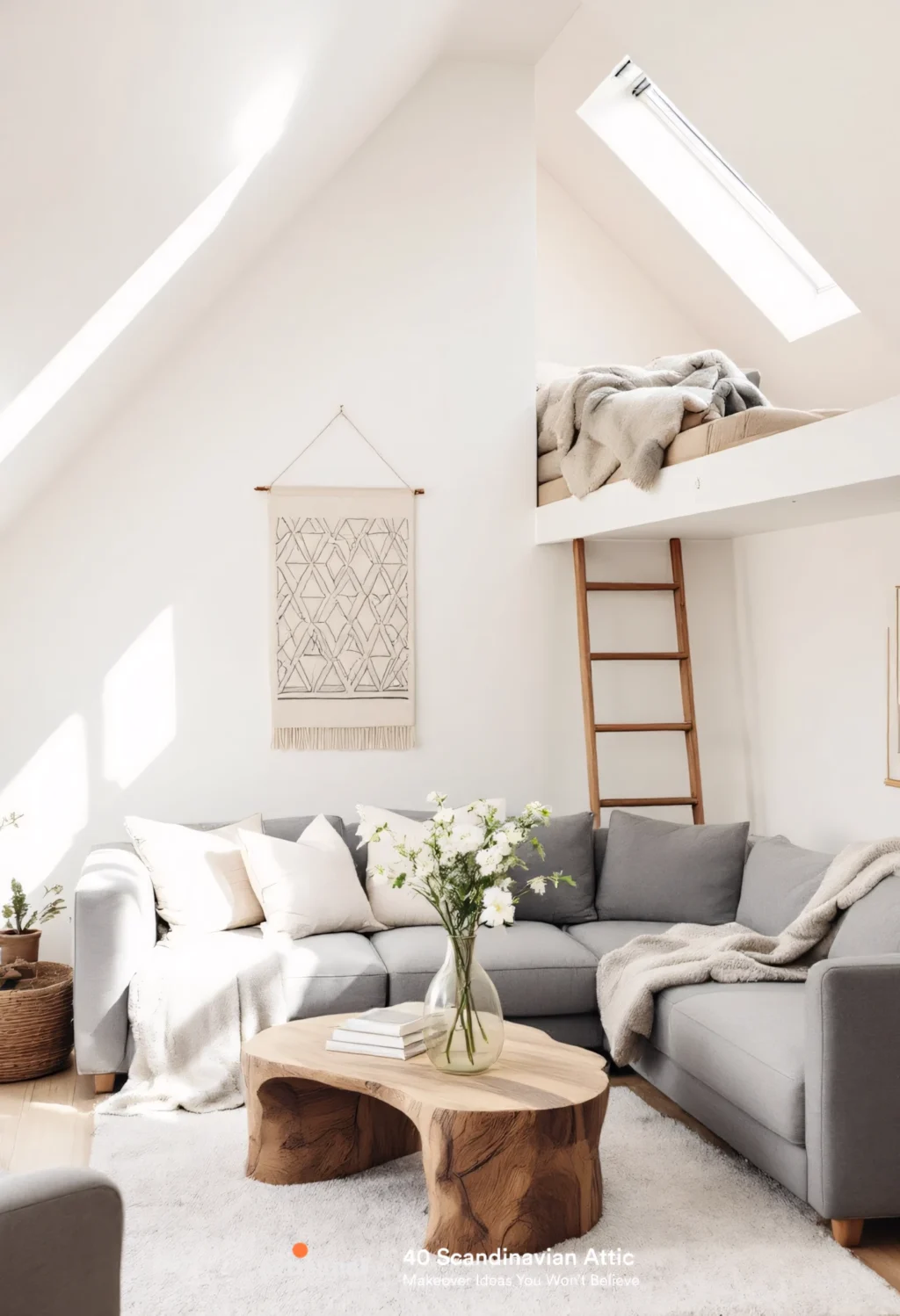 How I Transformed My Attic into a Cozy Scandinavian Living Space (And You Can Too! 🌿✨)