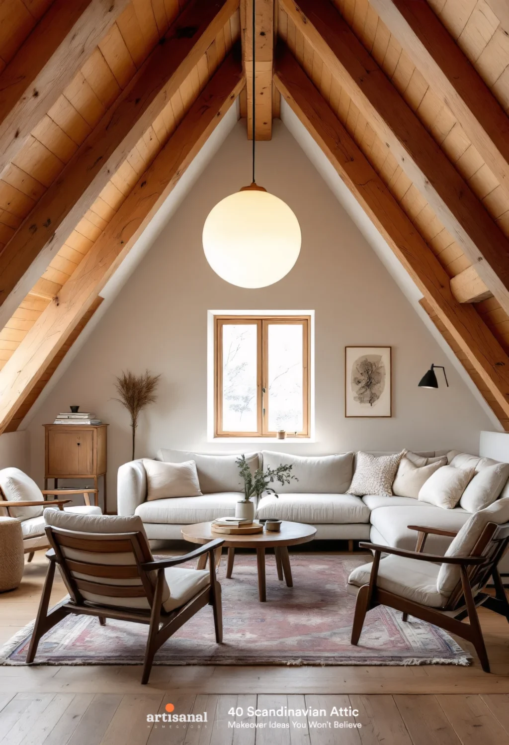 How I Transformed My Attic into a Cozy Scandinavian Living Space (And You Can Too! 🌿✨)