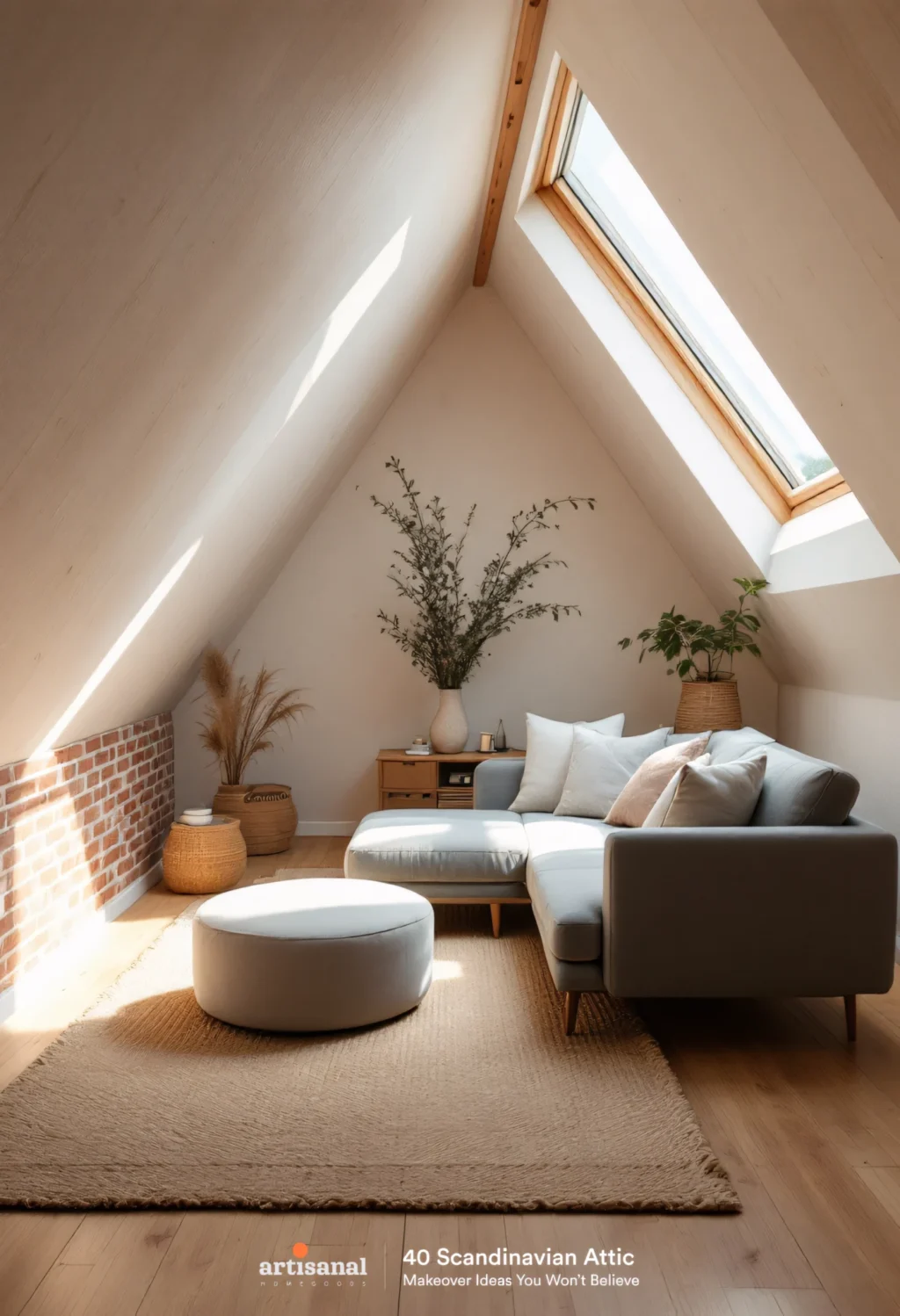 How I Transformed My Attic into a Cozy Scandinavian Living Space (And You Can Too! 🌿✨)