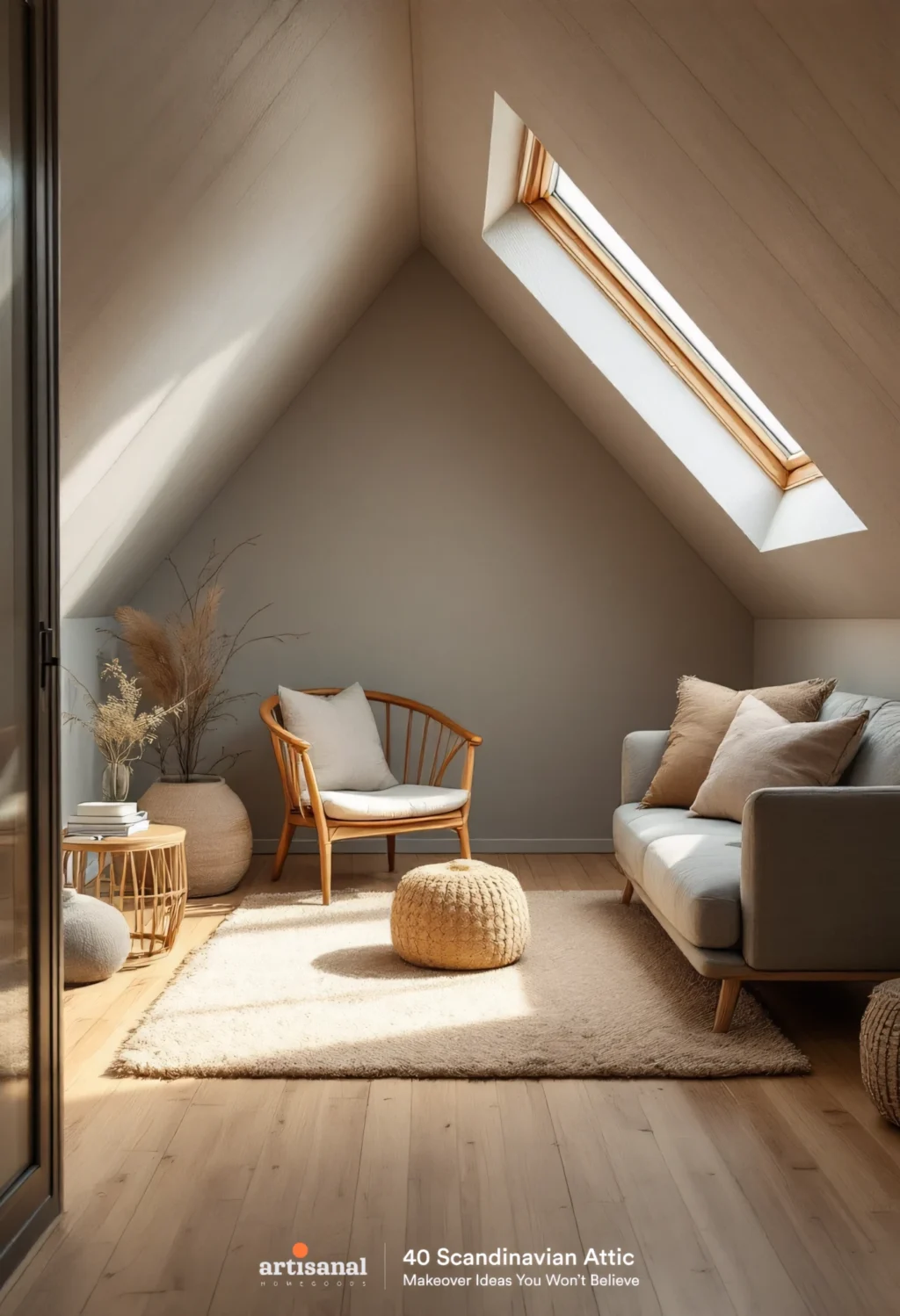 How I Transformed My Attic into a Cozy Scandinavian Living Space (And You Can Too! 🌿✨)