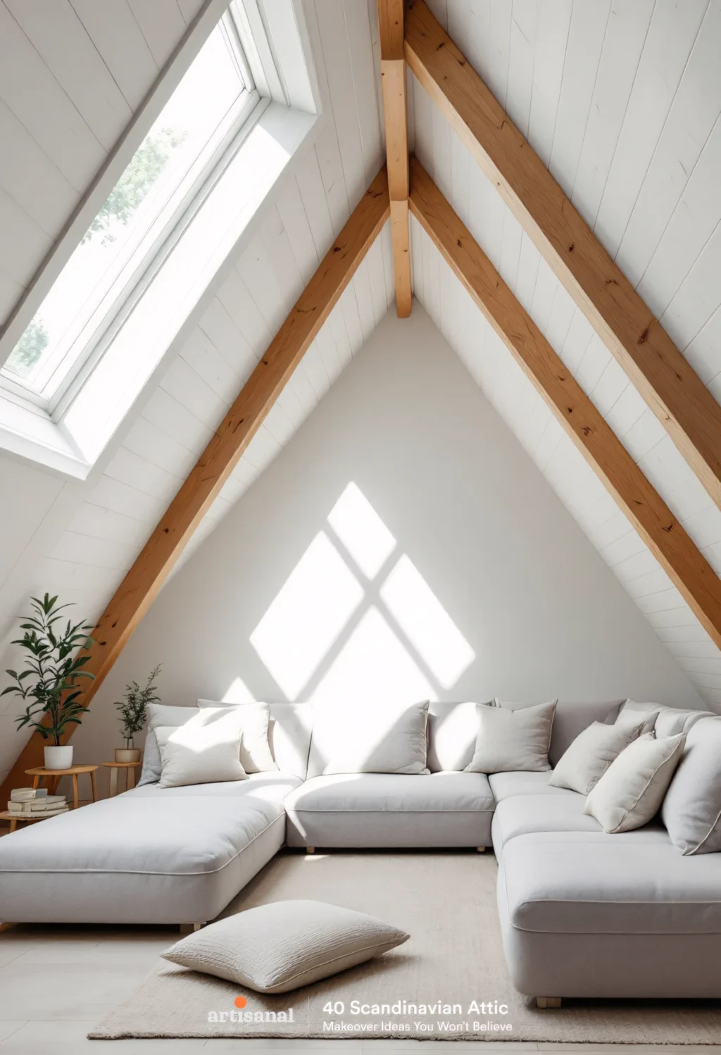 How I Transformed My Attic into a Cozy Scandinavian Living Space (And You Can Too! 🌿✨)