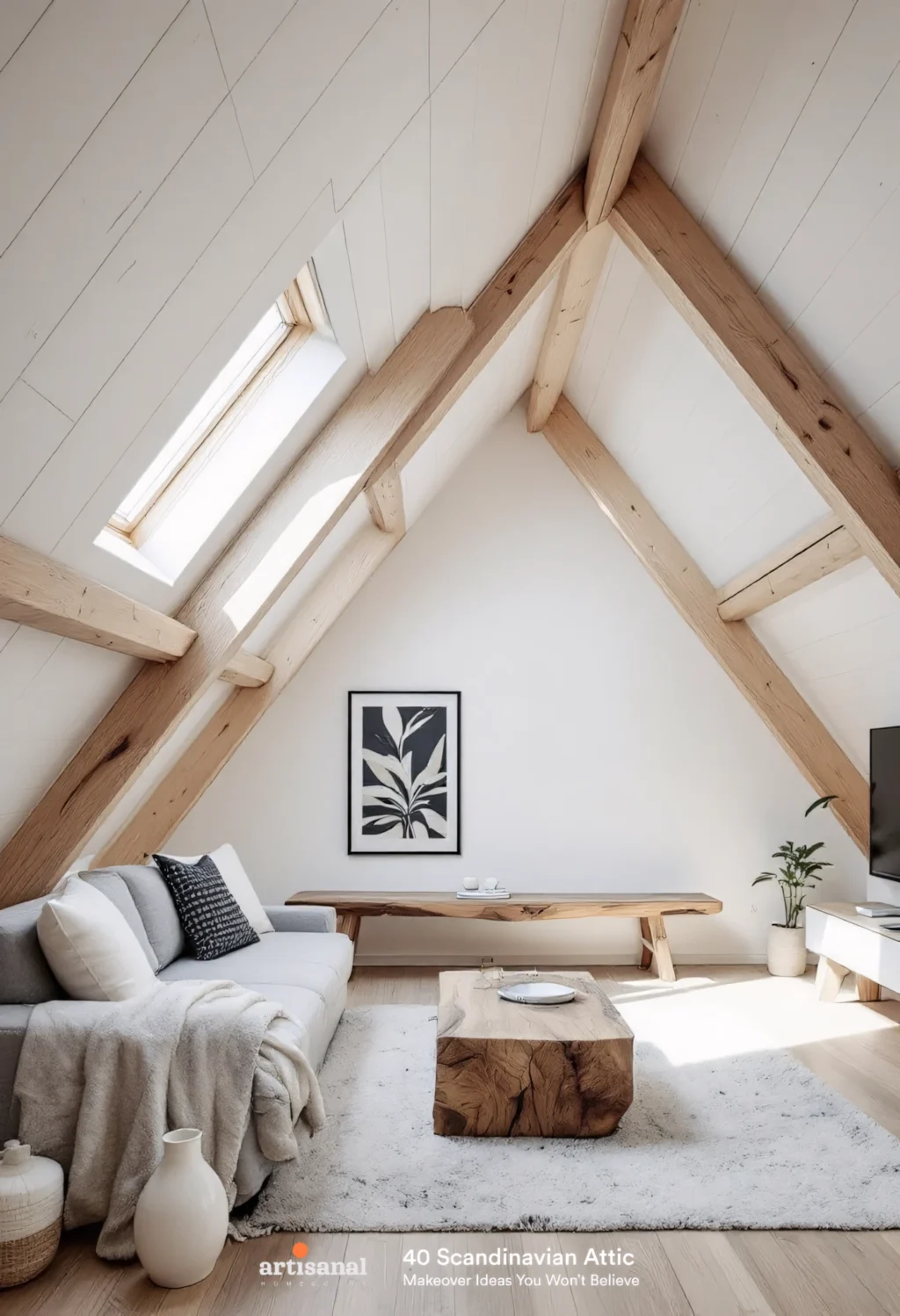 How I Transformed My Attic into a Cozy Scandinavian Living Space (And You Can Too! 🌿✨)