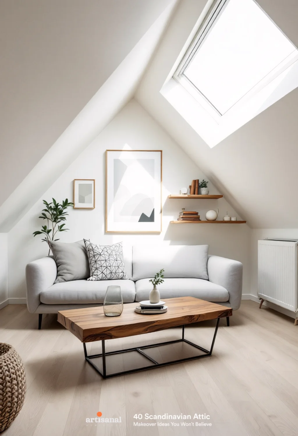 How I Transformed My Attic into a Cozy Scandinavian Living Space (And You Can Too! 🌿✨)