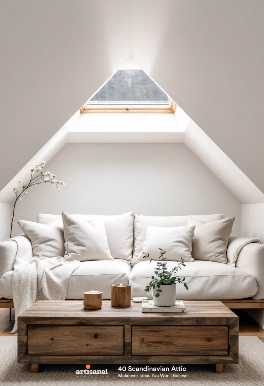 How I Transformed My Attic into a Cozy Scandinavian Living Space (And You Can Too! 🌿✨)