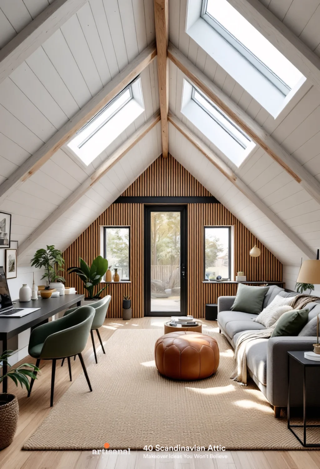 How I Transformed My Attic into a Cozy Scandinavian Living Space (And You Can Too! 🌿✨)