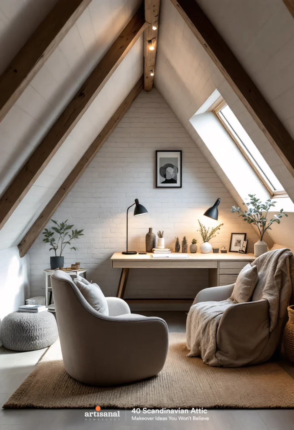 How I Transformed My Attic into a Cozy Scandinavian Living Space (And You Can Too! 🌿✨)