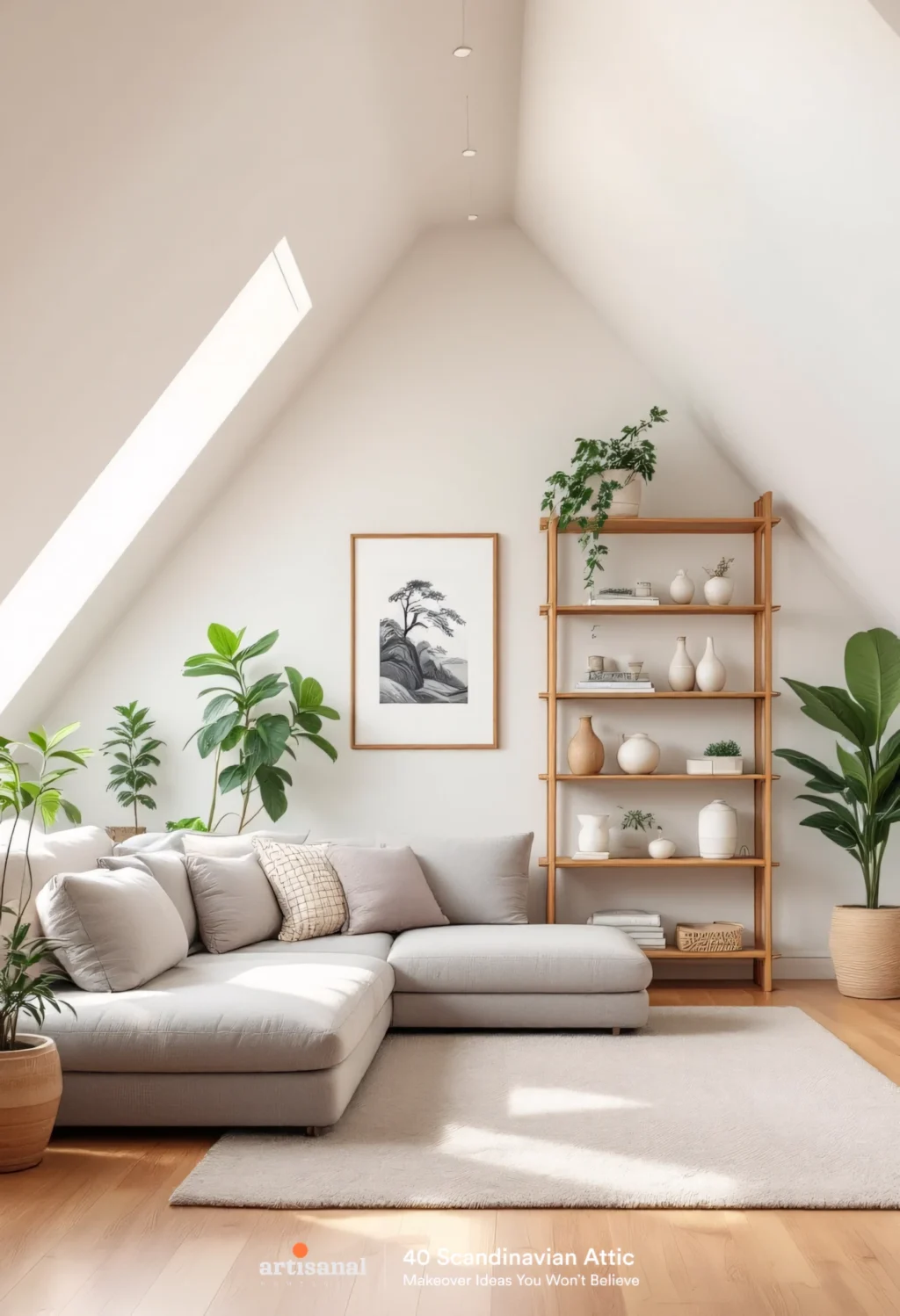 How I Transformed My Attic into a Cozy Scandinavian Living Space (And You Can Too! 🌿✨)