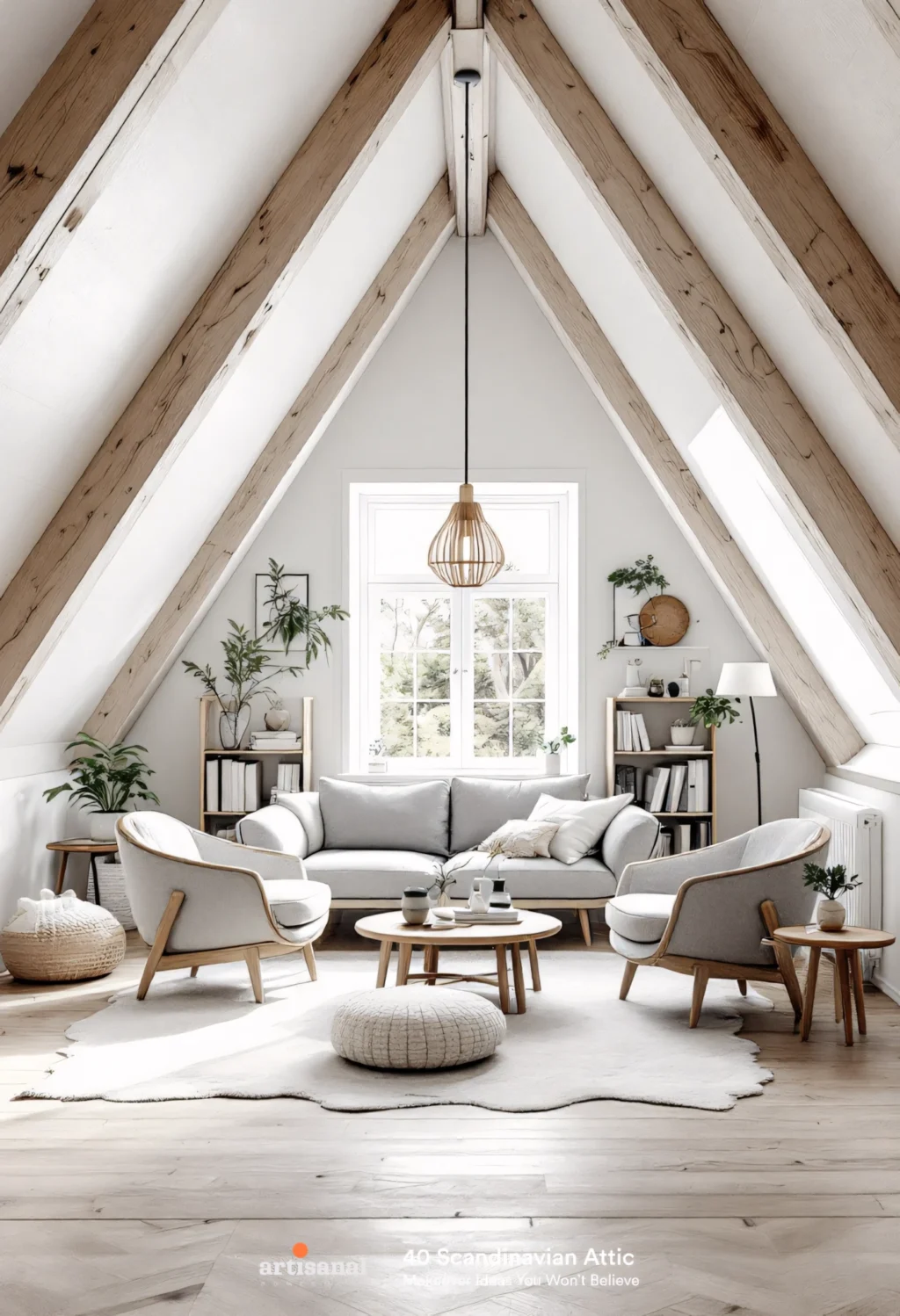 How I Transformed My Attic into a Cozy Scandinavian Living Space (And You Can Too! 🌿✨)