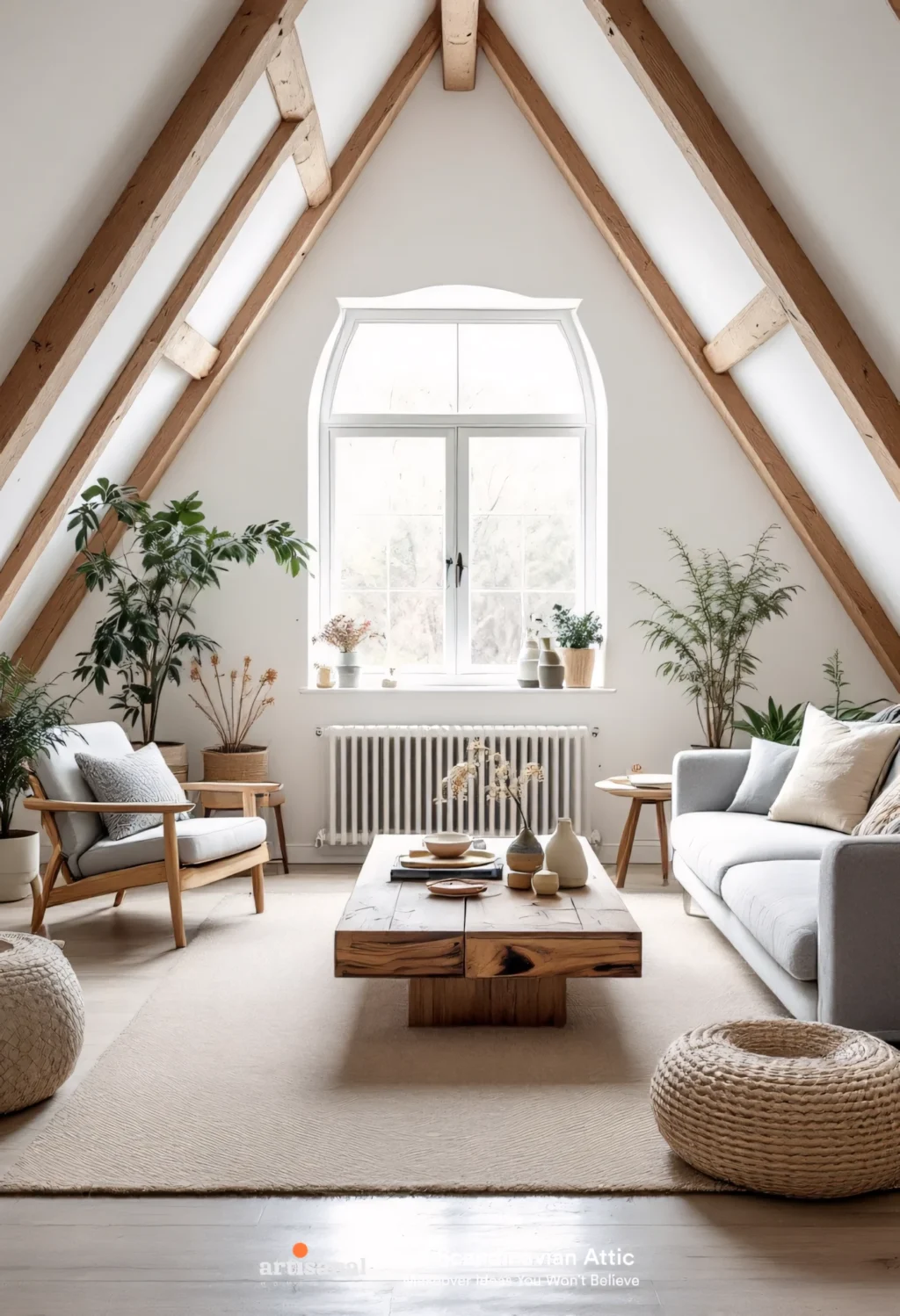 How I Transformed My Attic into a Cozy Scandinavian Living Space (And You Can Too! 🌿✨)