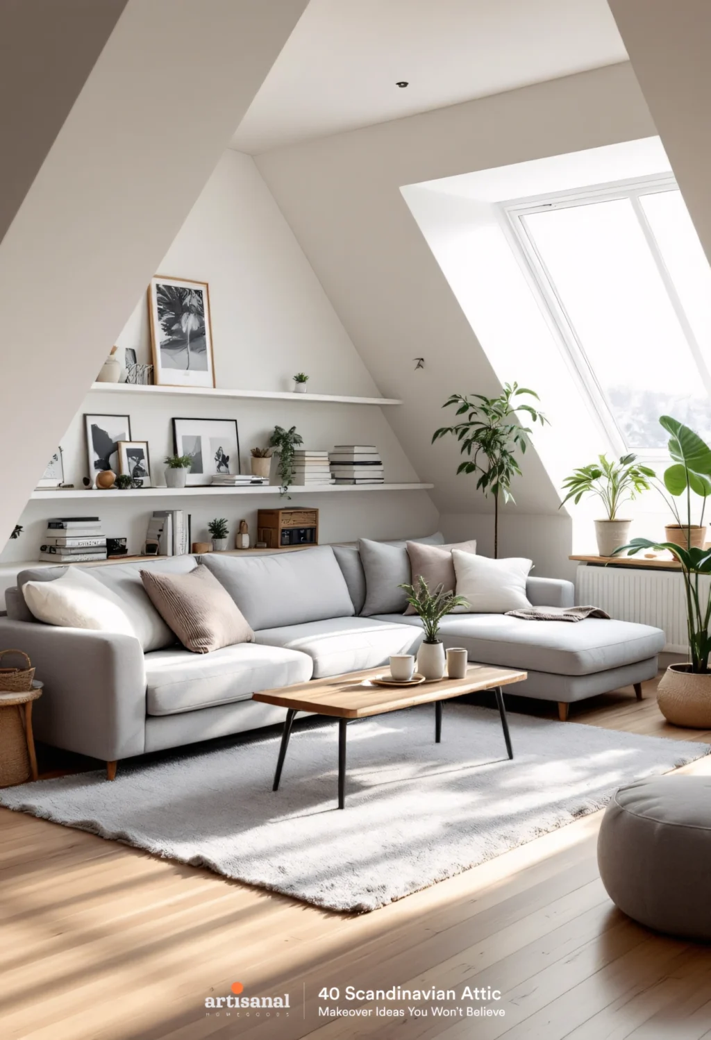 How I Transformed My Attic into a Cozy Scandinavian Living Space (And You Can Too! 🌿✨)