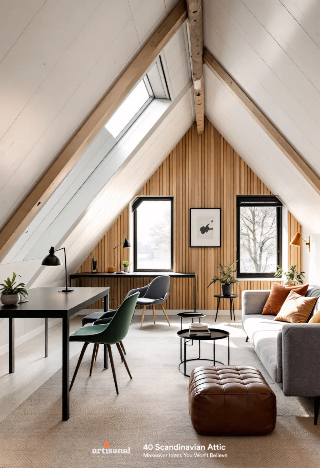 How I Transformed My Attic into a Cozy Scandinavian Living Space (And You Can Too! 🌿✨)