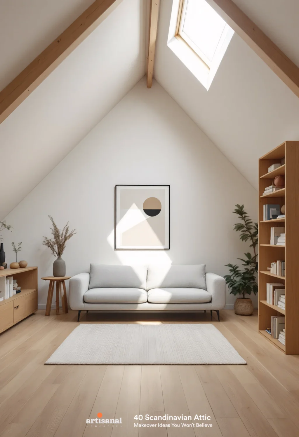 How I Transformed My Attic into a Cozy Scandinavian Living Space (And You Can Too! 🌿✨)