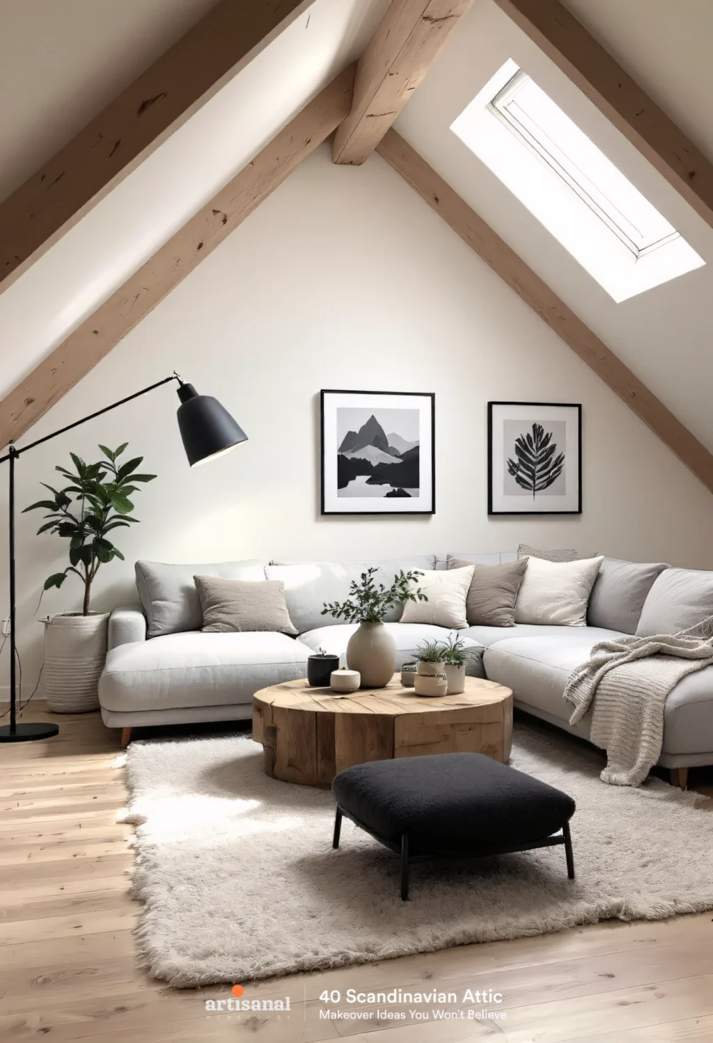 How I Transformed My Attic into a Cozy Scandinavian Living Space (And You Can Too! 🌿✨)