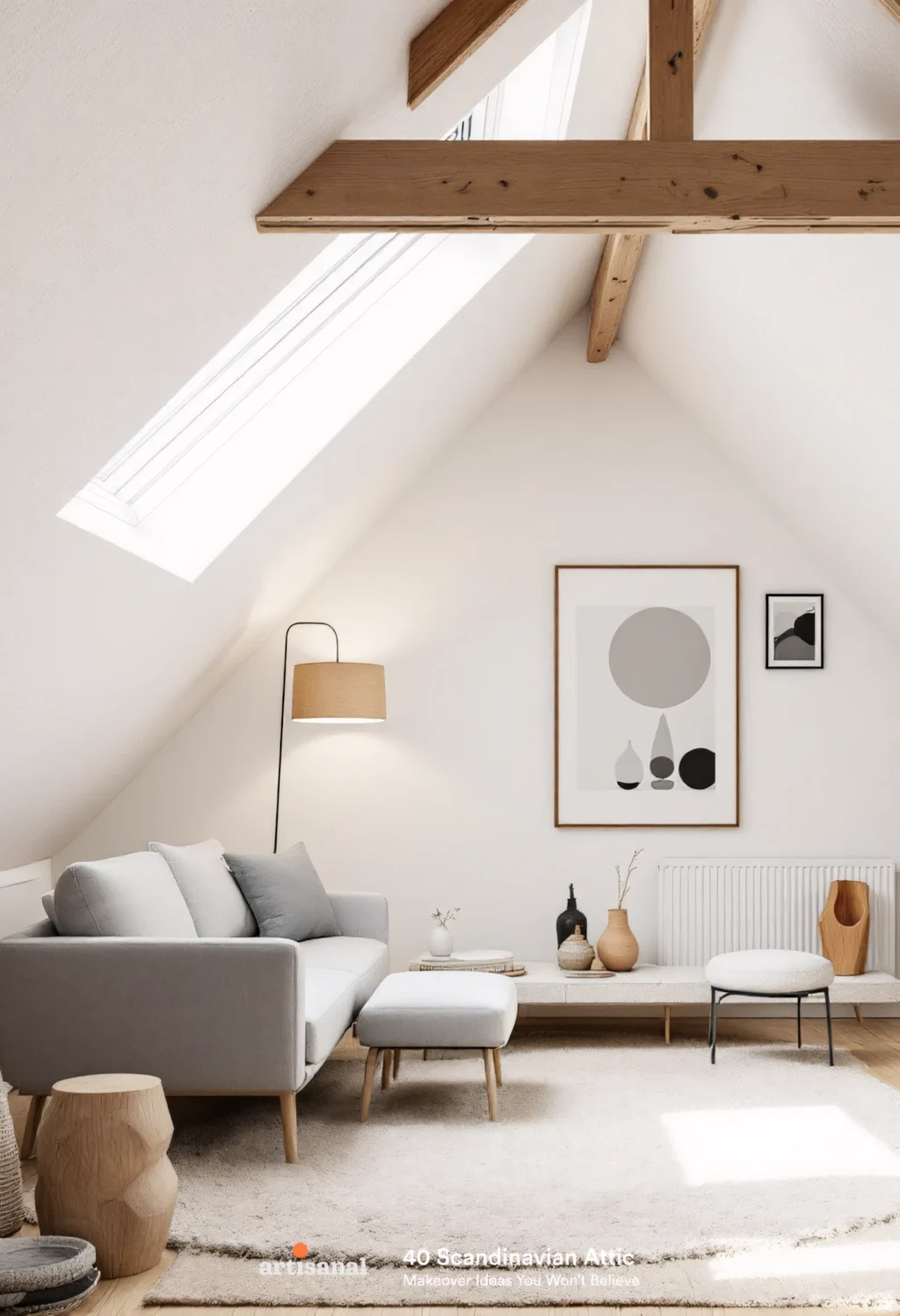 How I Transformed My Attic into a Cozy Scandinavian Living Space (And You Can Too! 🌿✨)