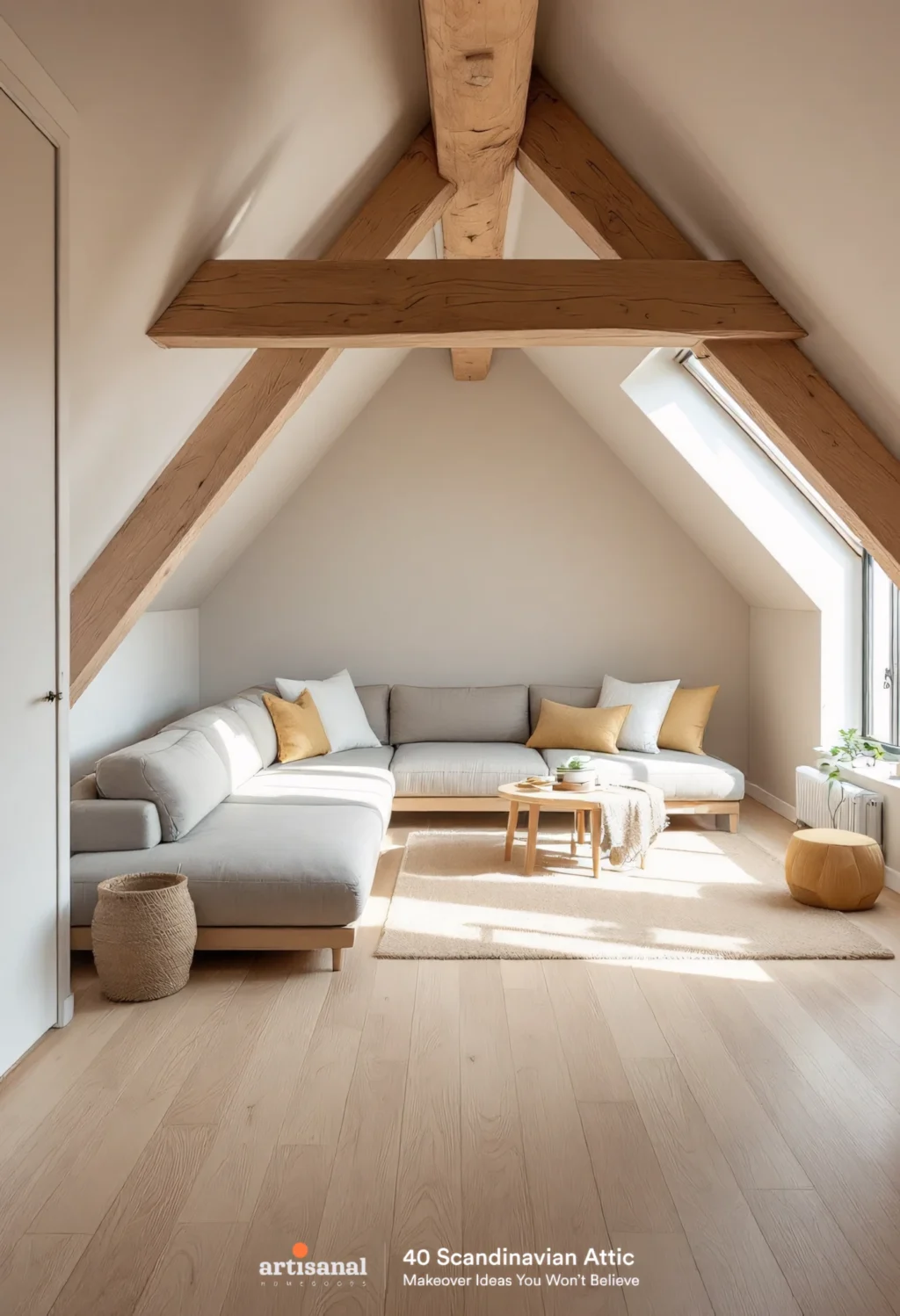 How I Transformed My Attic into a Cozy Scandinavian Living Space (And You Can Too! 🌿✨)