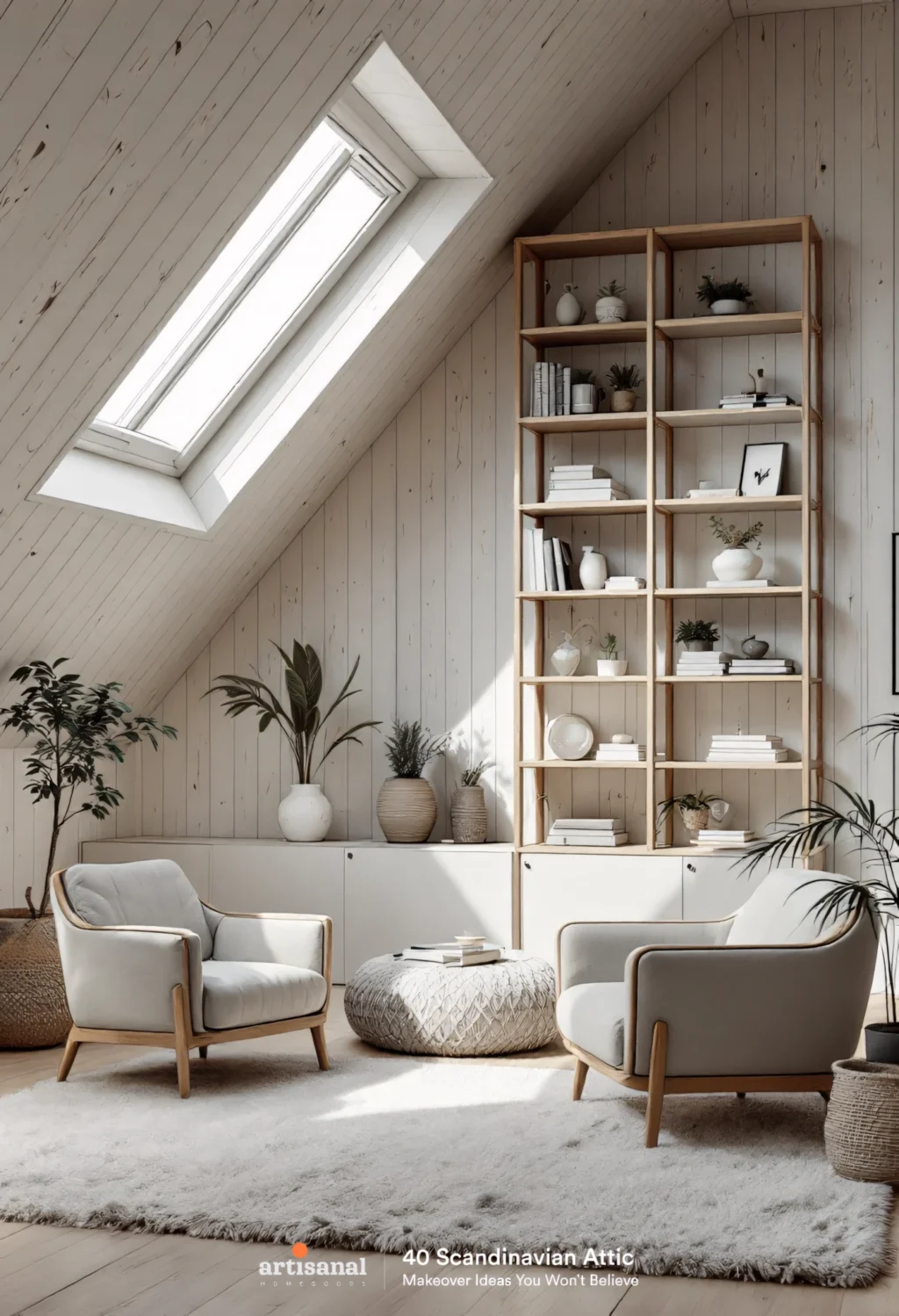 How I Transformed My Attic into a Cozy Scandinavian Living Space (And You Can Too! 🌿✨)
