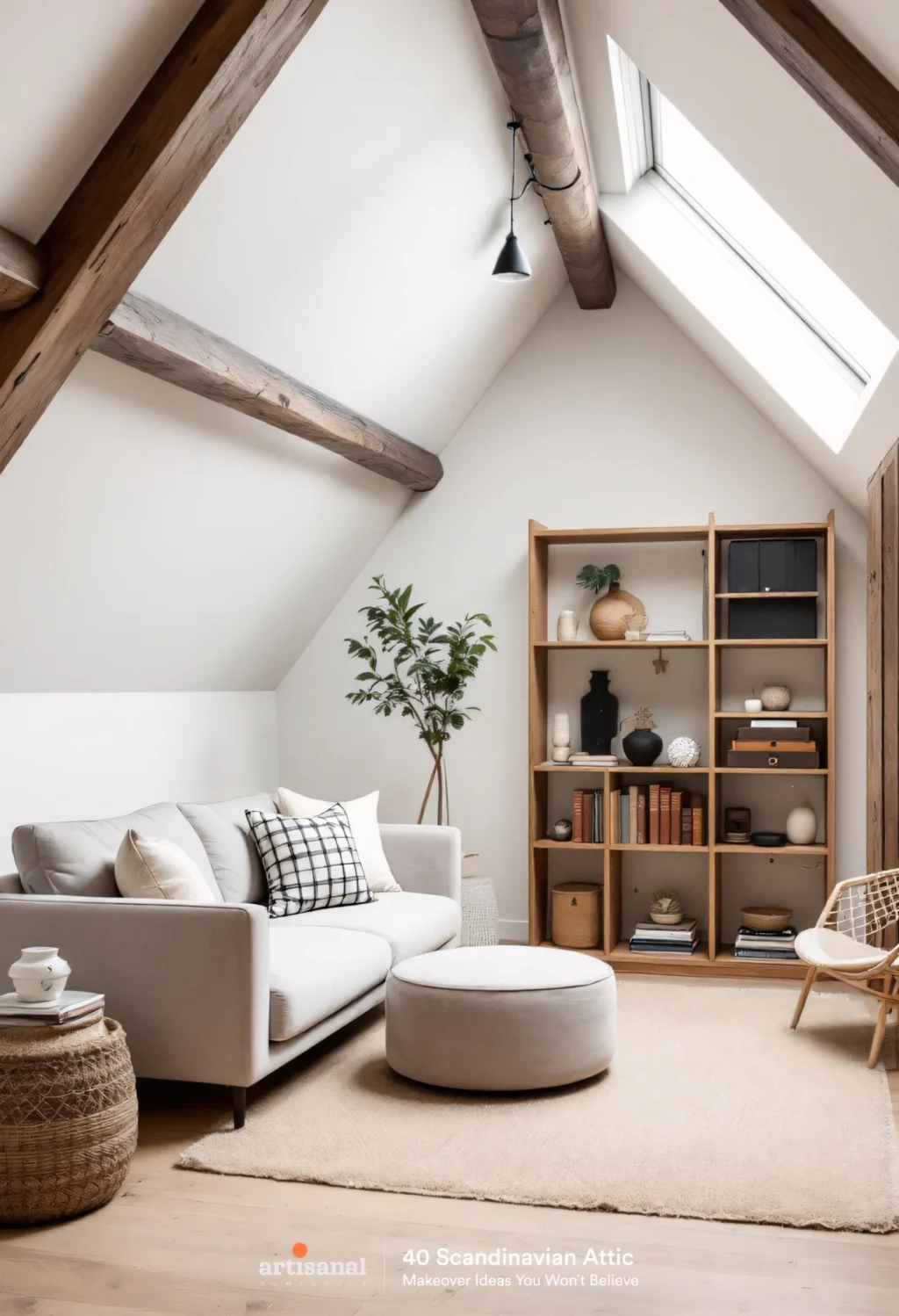 How I Transformed My Attic into a Cozy Scandinavian Living Space (And You Can Too! 🌿✨)