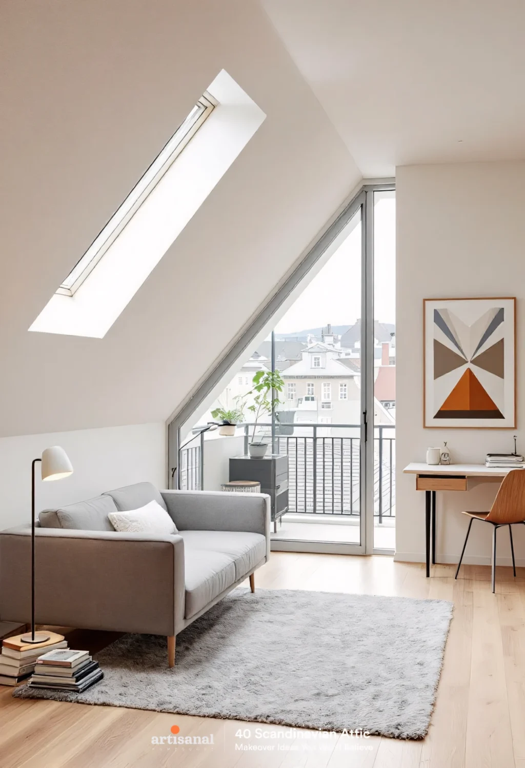 How I Transformed My Attic into a Cozy Scandinavian Living Space (And You Can Too! 🌿✨)