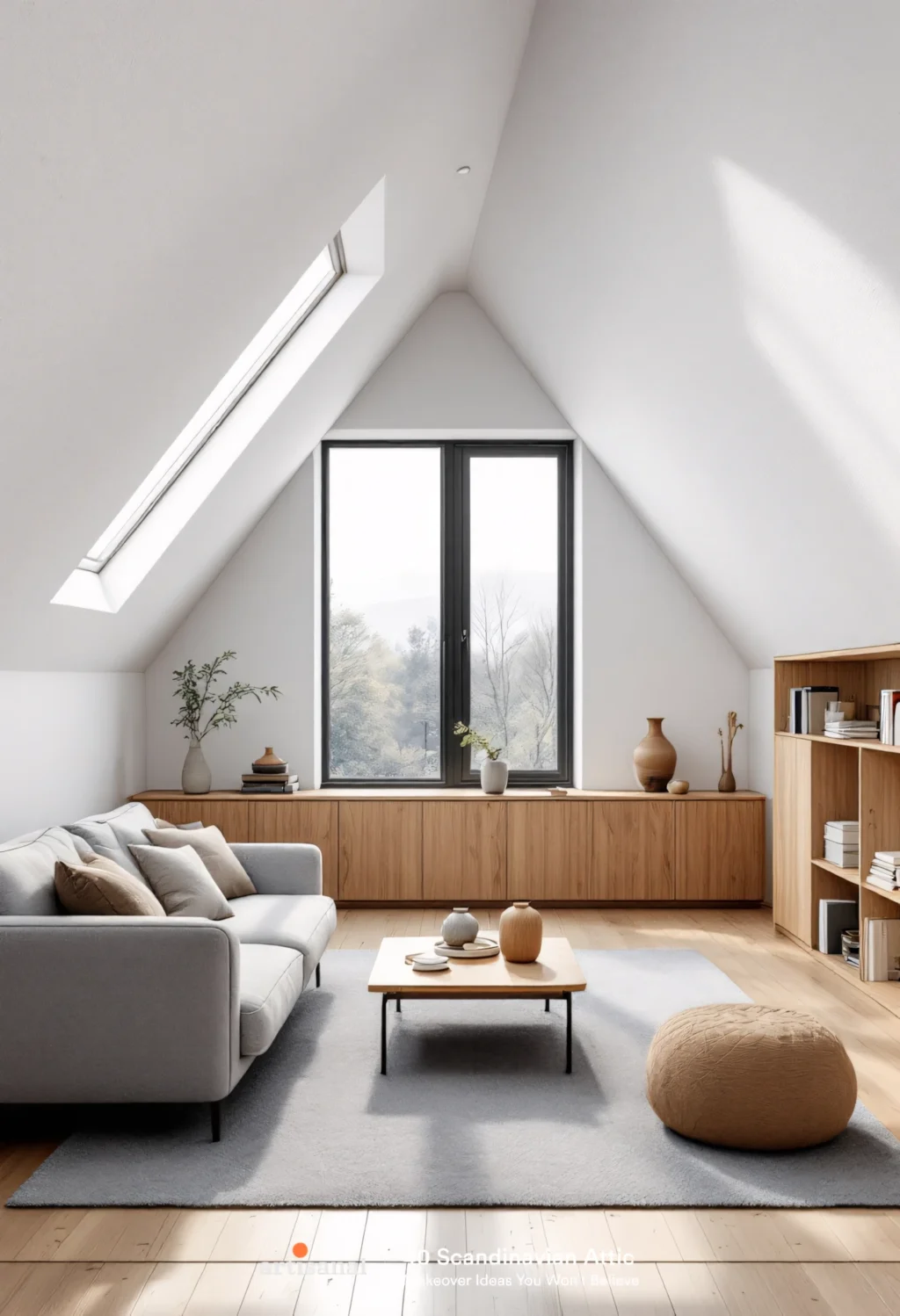 How I Transformed My Attic into a Cozy Scandinavian Living Space (And You Can Too! 🌿✨)