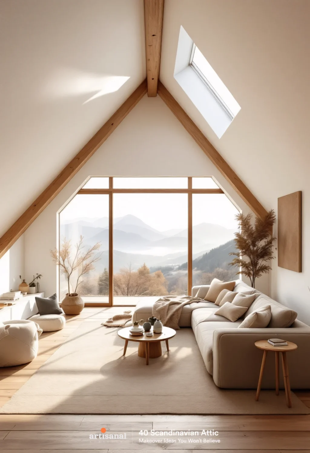 How I Transformed My Attic into a Cozy Scandinavian Living Space (And You Can Too! 🌿✨)