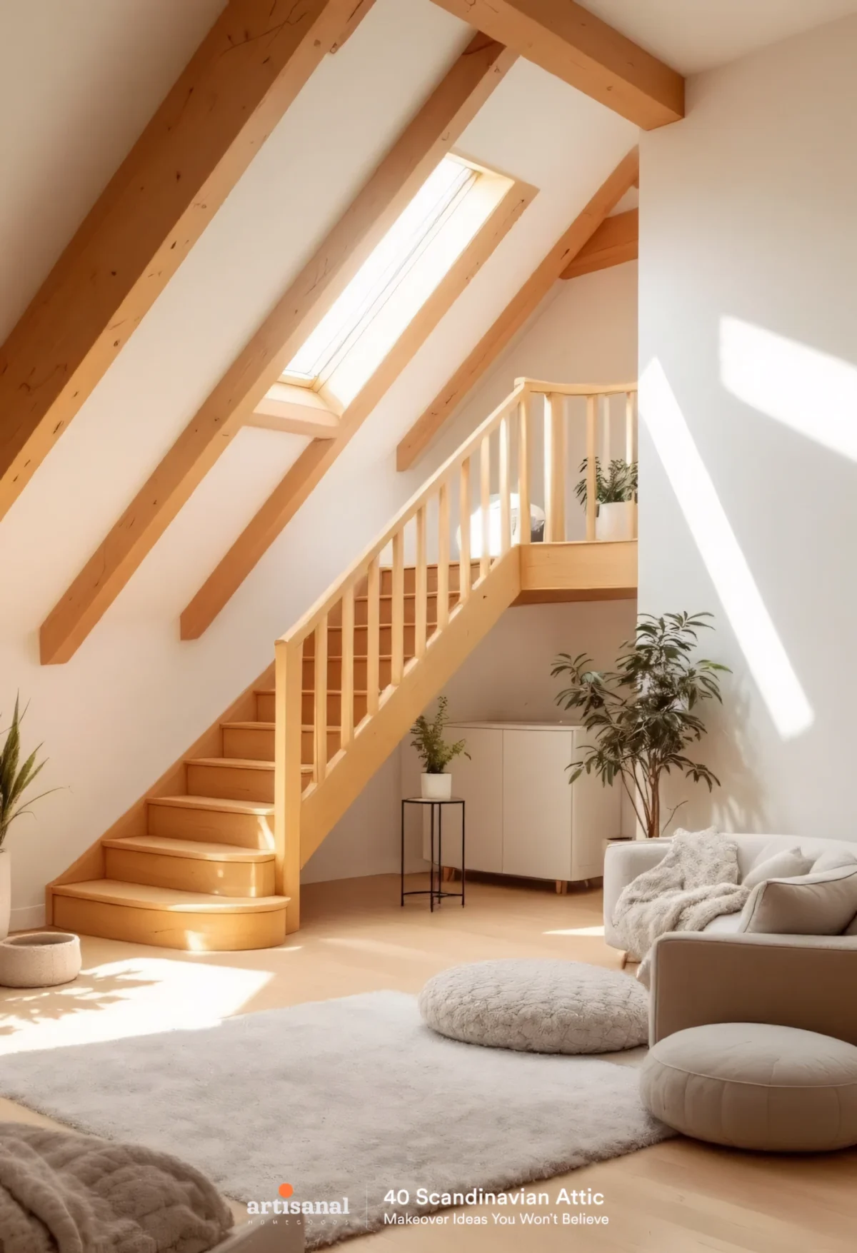 How I Transformed My Attic into a Cozy Scandinavian Living Space (And You Can Too! 🌿✨)