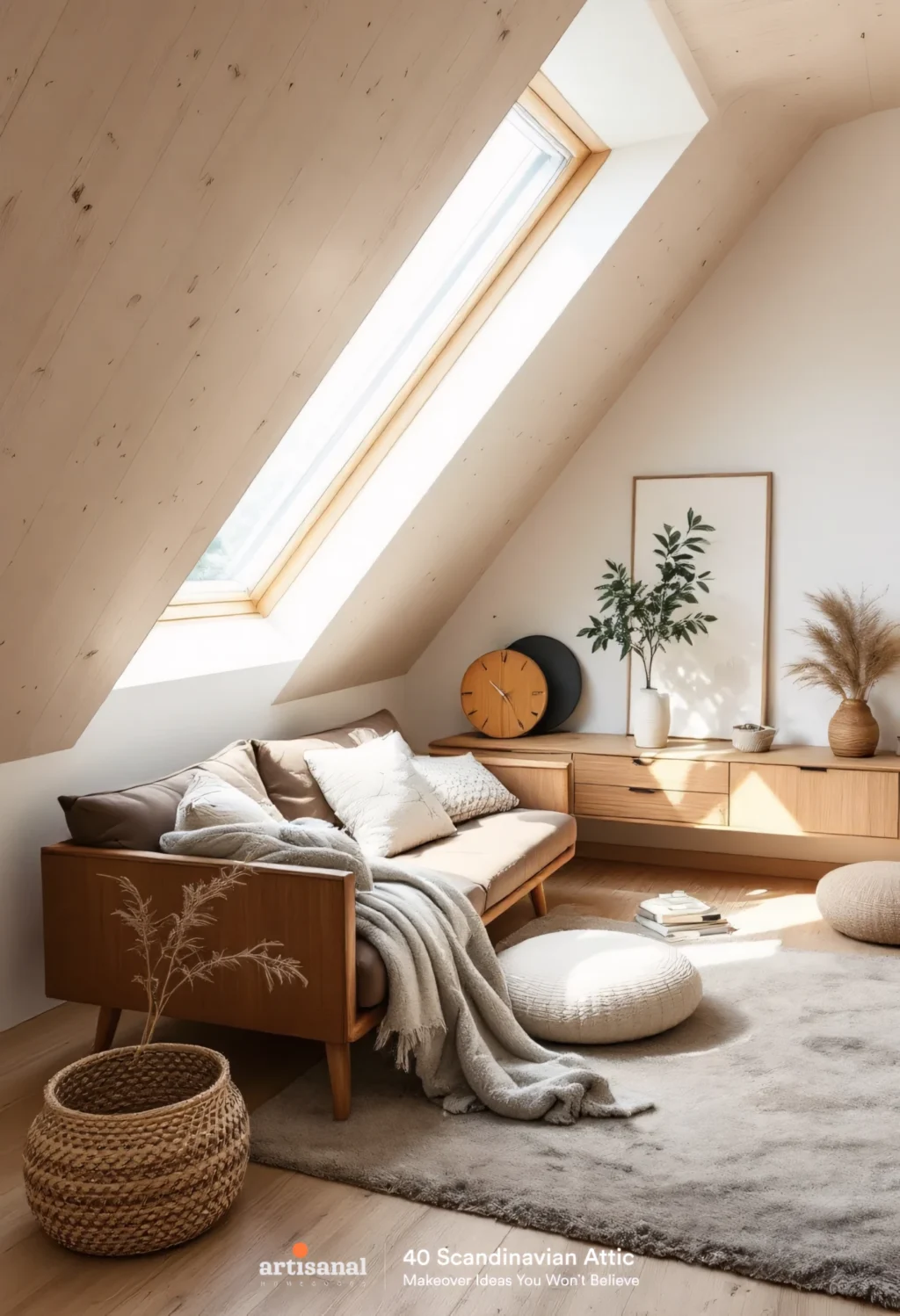 How I Transformed My Attic into a Cozy Scandinavian Living Space (And You Can Too! 🌿✨)