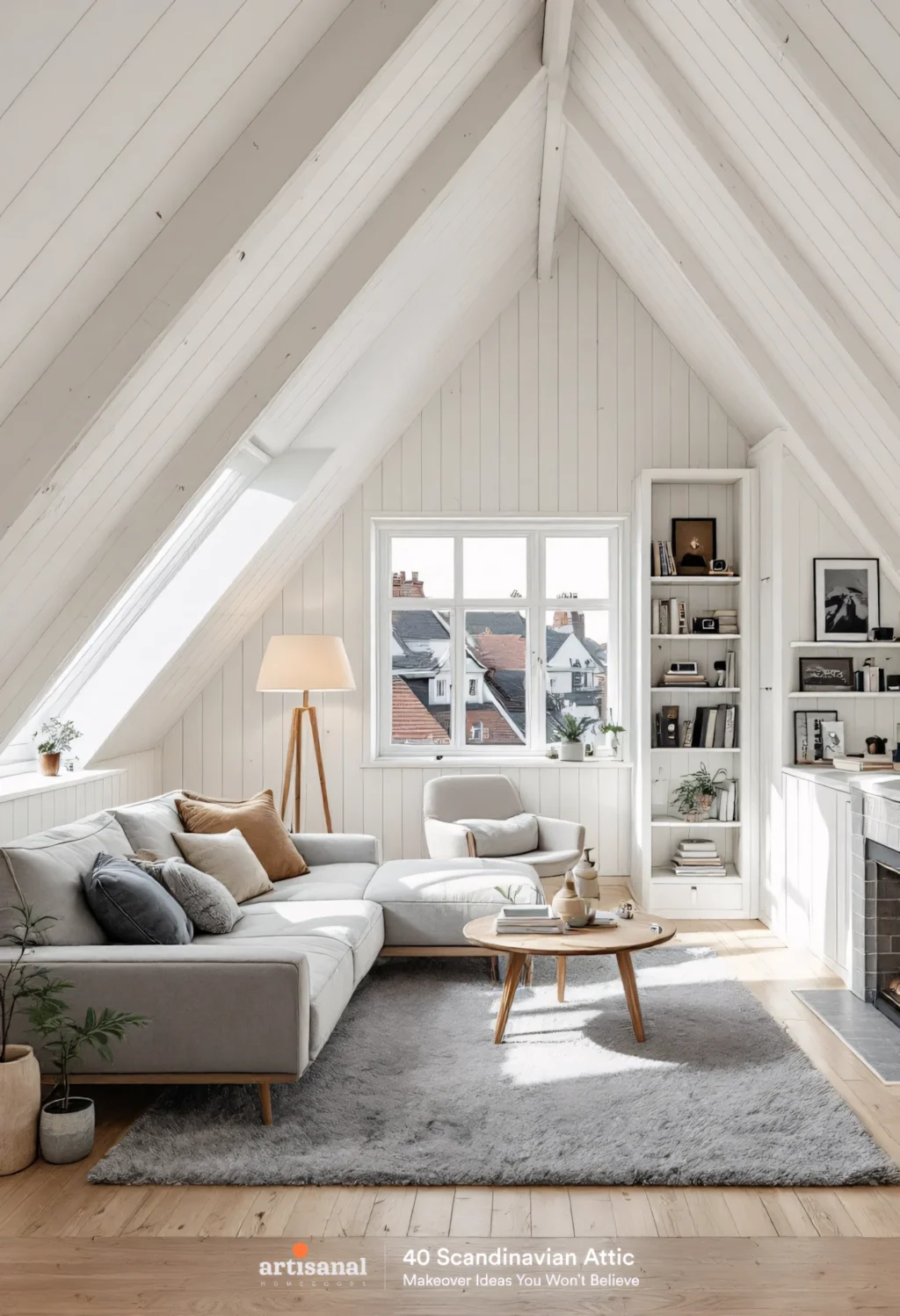How I Transformed My Attic into a Cozy Scandinavian Living Space (And You Can Too! 🌿✨)